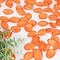 200pc Burnt Orange Silk Rose Petals - Fall Wedding Flower Girl Petals - Autumn Aisle Runner & Table Scatter - Thanksgiving Party Confetti & Centerpiece Decor